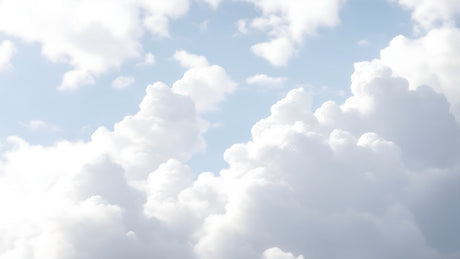 Sky wallpaper design file showing detailed cloud pattern and true-to-life colors