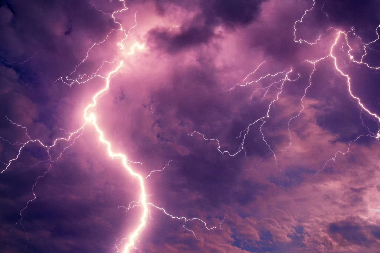 Lightning Storm Wallpaper design file showing detailed purple sky pattern and electric effects