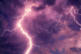 Lightning Storm Wallpaper design file showing detailed purple sky pattern and electric effects