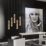Modern Pendant Light  Minimalist Metal Cylinder Design - Product detail 4