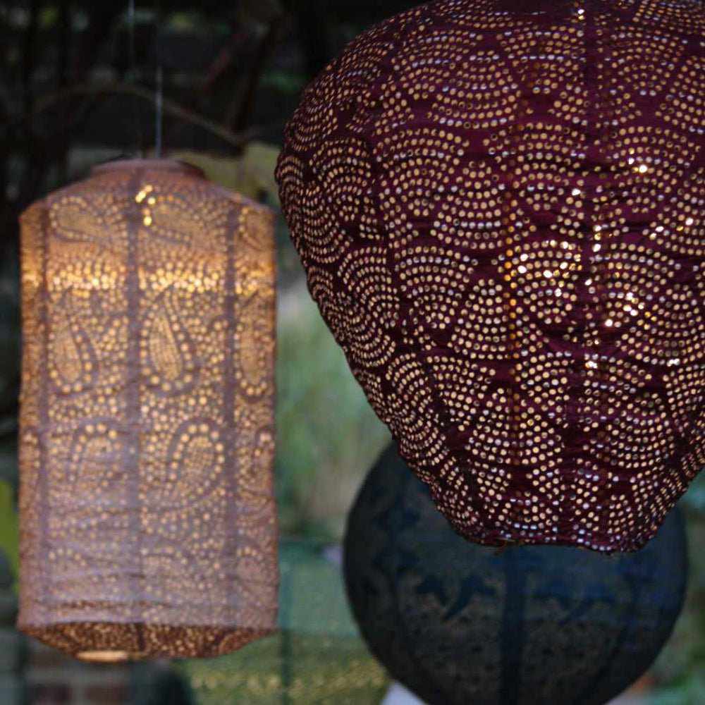 Solar Garden Lantern  Balloon Shape Metal Design - Product detail 7