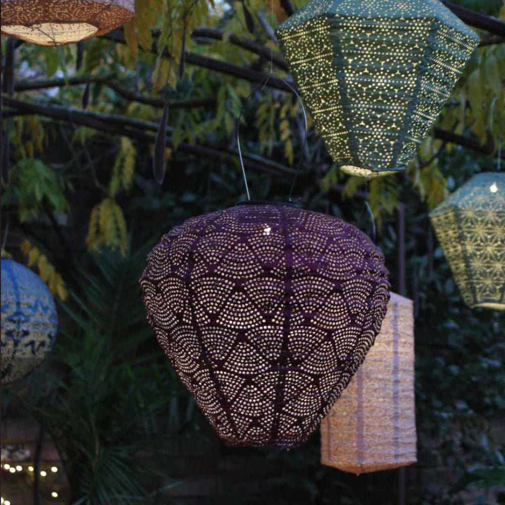 Solar Garden Lantern  Balloon Shape Metal Design - Product detail 5