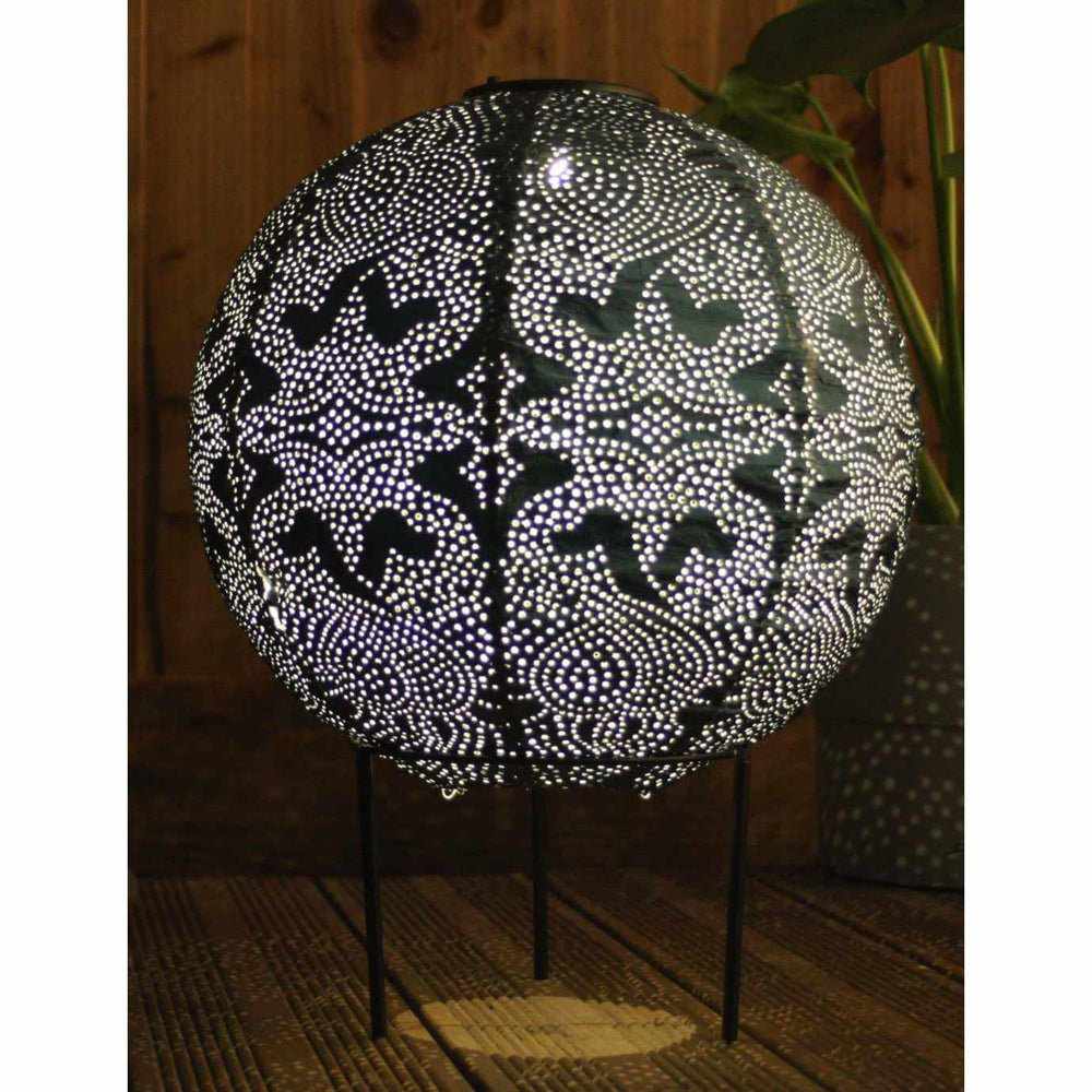 Solar Globe Garden Light  Moroccan Pattern Outdoor Lantern - Product detail 7