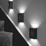 Modern Solar Wall Lights  Dual Beam Outdoor LED Sconces - Product detail 6