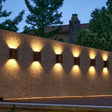 Modern Solar Wall Lights  Dual Beam Outdoor LED Sconces - Product detail 8