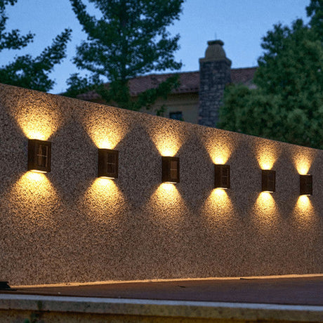 Modern Solar Wall Lights  Dual Beam Outdoor LED Sconces - Product detail 8