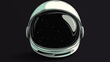 Space helmet wallpaper design file showing detailed astronaut helmet with starry universe pattern
