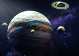 Space wallpaper design file showing detailed Jupiter planet pattern and star details