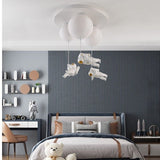 Astronaut Moon Pendant Light  Space Theme Ceiling Lamp - Product detail 7