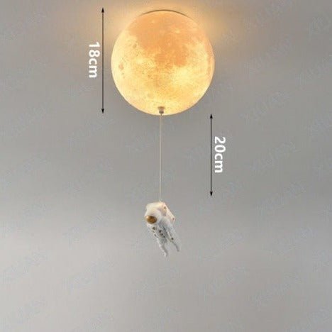 Astronaut Moon Pendant Light  Space Theme Ceiling Lamp - Product detail 16