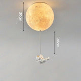 Astronaut Moon Pendant Light  Space Theme Ceiling Lamp - Product detail 14