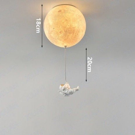 Astronaut Moon Pendant Light  Space Theme Ceiling Lamp - Product detail 13