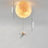Astronaut Moon Pendant Light  Space Theme Ceiling Lamp - Product detail 10