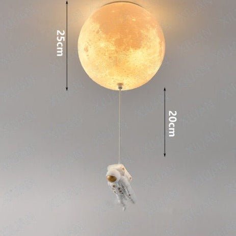 Astronaut Moon Pendant Light  Space Theme Ceiling Lamp - Product detail 18