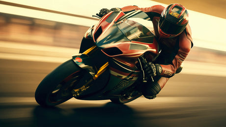 Racing motorcycle wallpaper design file showing detailed pattern and rich colors
