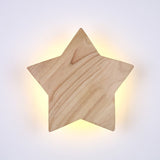 Star Wall Light  Natural Wood LED Design - Product detail 5