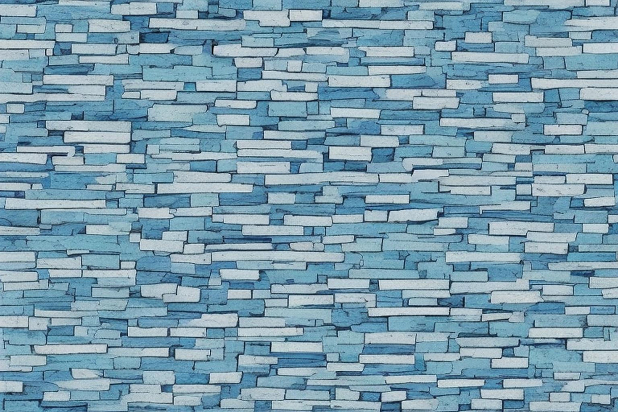 Design file showing detailed blue stone pattern and texture