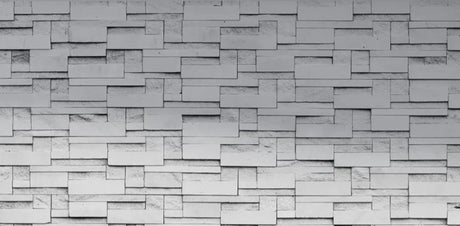 Design file showing detailed grey stone block pattern with 3D effect and shadow detail