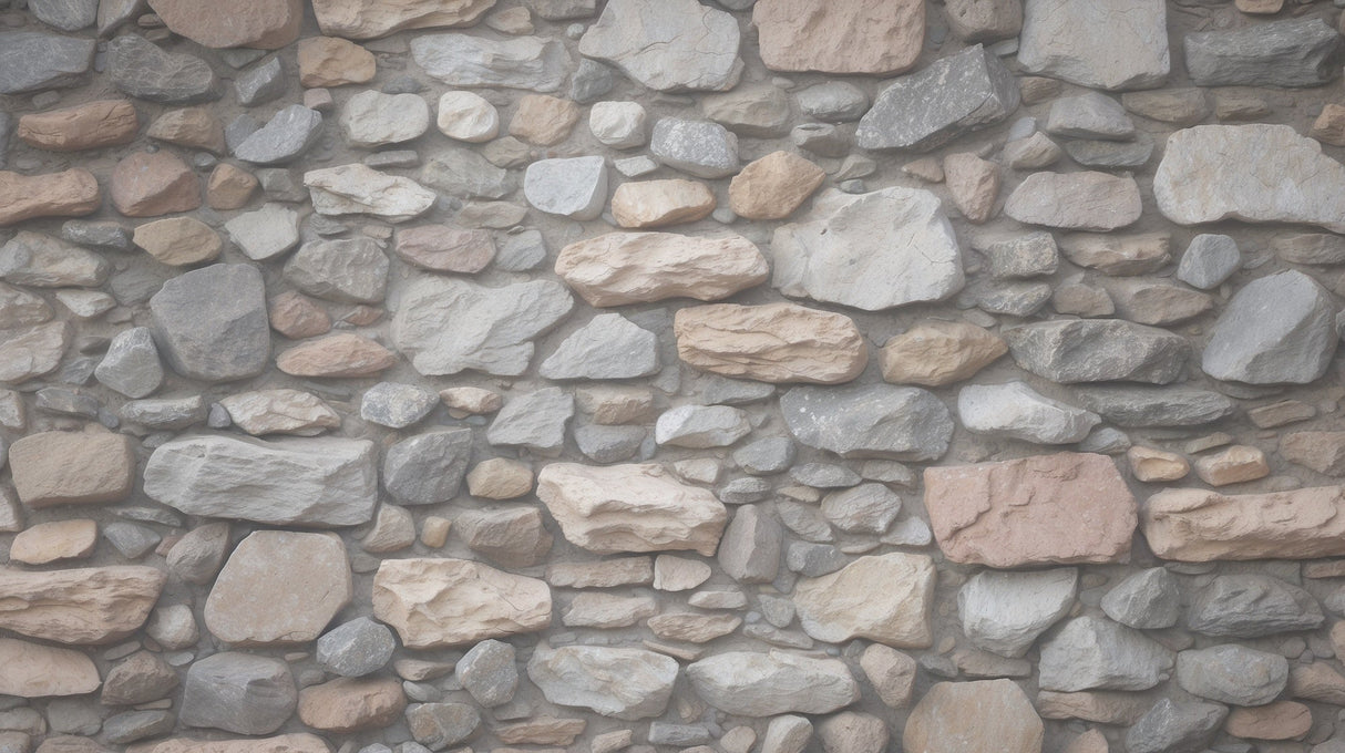 Stone wall pattern design file showing detailed texture and natural stone effect