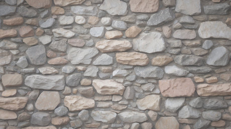 Stone wall pattern design file showing detailed texture and natural stone effect