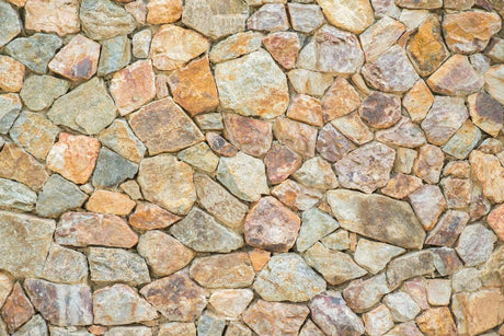 Natural stone wall pattern design file showing detailed rock texture and authentic color variations