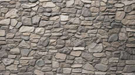 Stone effect wallpaper design file showing detailed grey stone texture pattern
