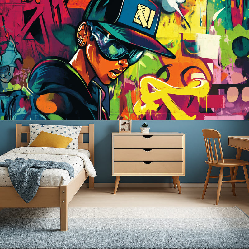 Street art mural design making an impact in a modern office environment