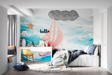 Gaming room featuring graffiti wall mural with dynamic street art designs