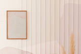Beige linear stripe wallpaper design file showing pattern detail and texture