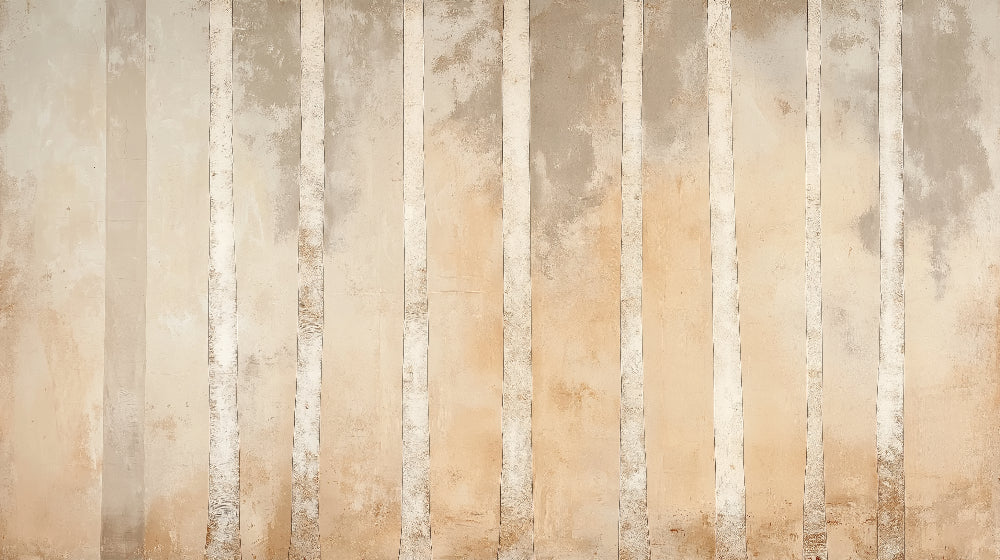 Vertical striped wallpaper design file showing beige natural pattern and texture details