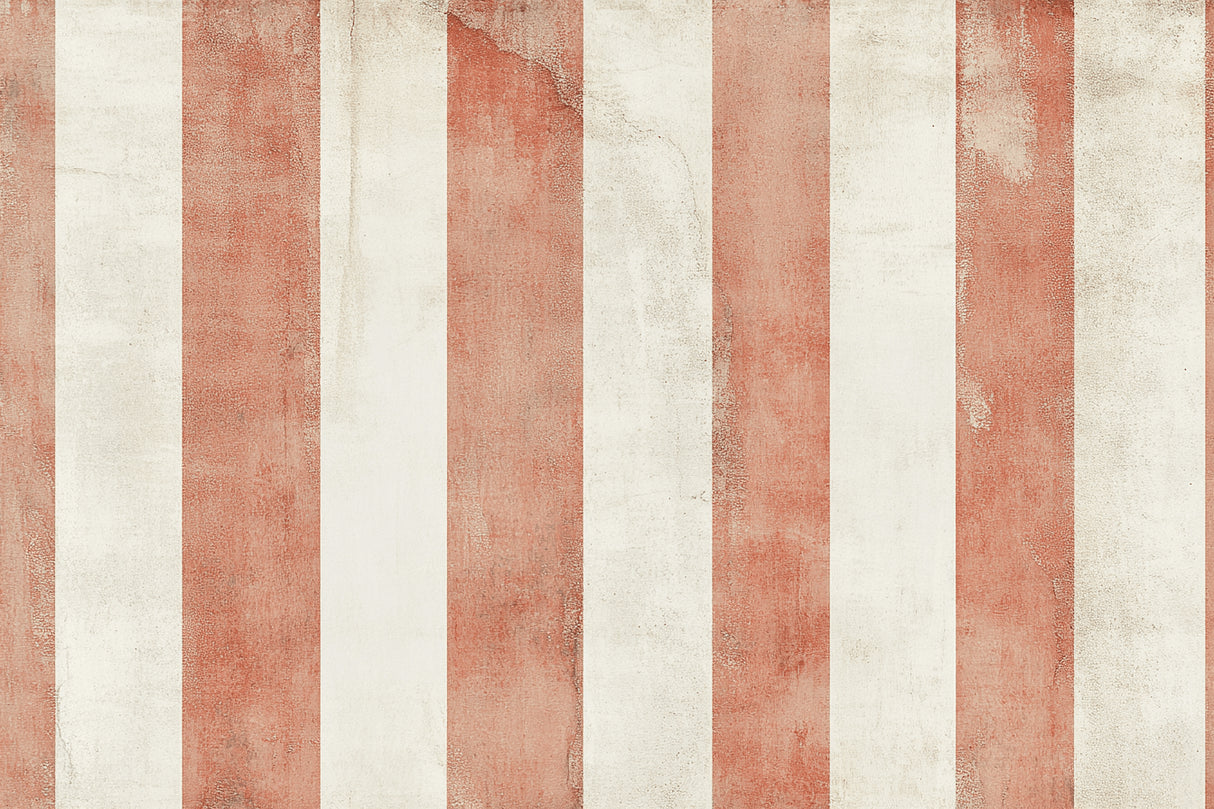 Design file of vertical striped pattern in terracotta and cream