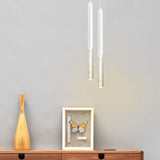 Modern LED Pendant Light  Crystal Aluminum Tube Design - Product detail 6
