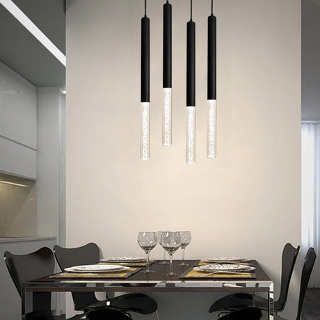 Modern LED Pendant Light  Crystal Aluminum Tube Design - Product detail 4