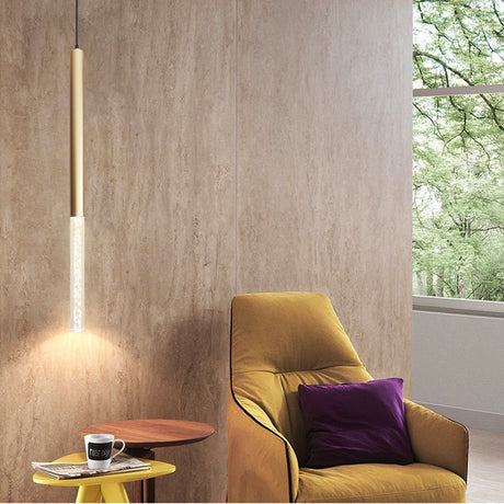 Modern LED Pendant Light  Crystal Aluminum Tube Design - Product detail 5