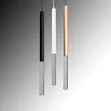 Modern LED Pendant Light  Crystal Aluminum Tube Design - Product detail 7