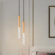 Modern LED Pendant Light  Crystal Aluminum Tube Design - Product example