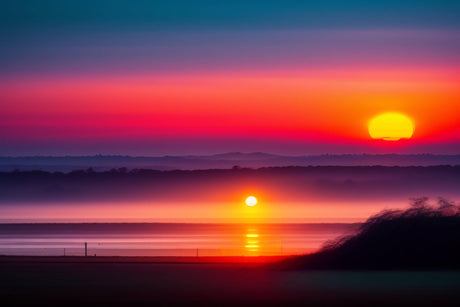 Design file of purple and orange sunset wallpaper showing detailed gradient pattern