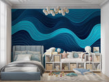 Comic book mural creating excitement in a gaming room with bold hero design