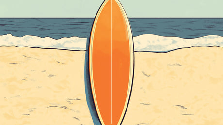 Surf beach wallpaper creating a relaxed coastal vibe in a modern living room with white furniture and natural light