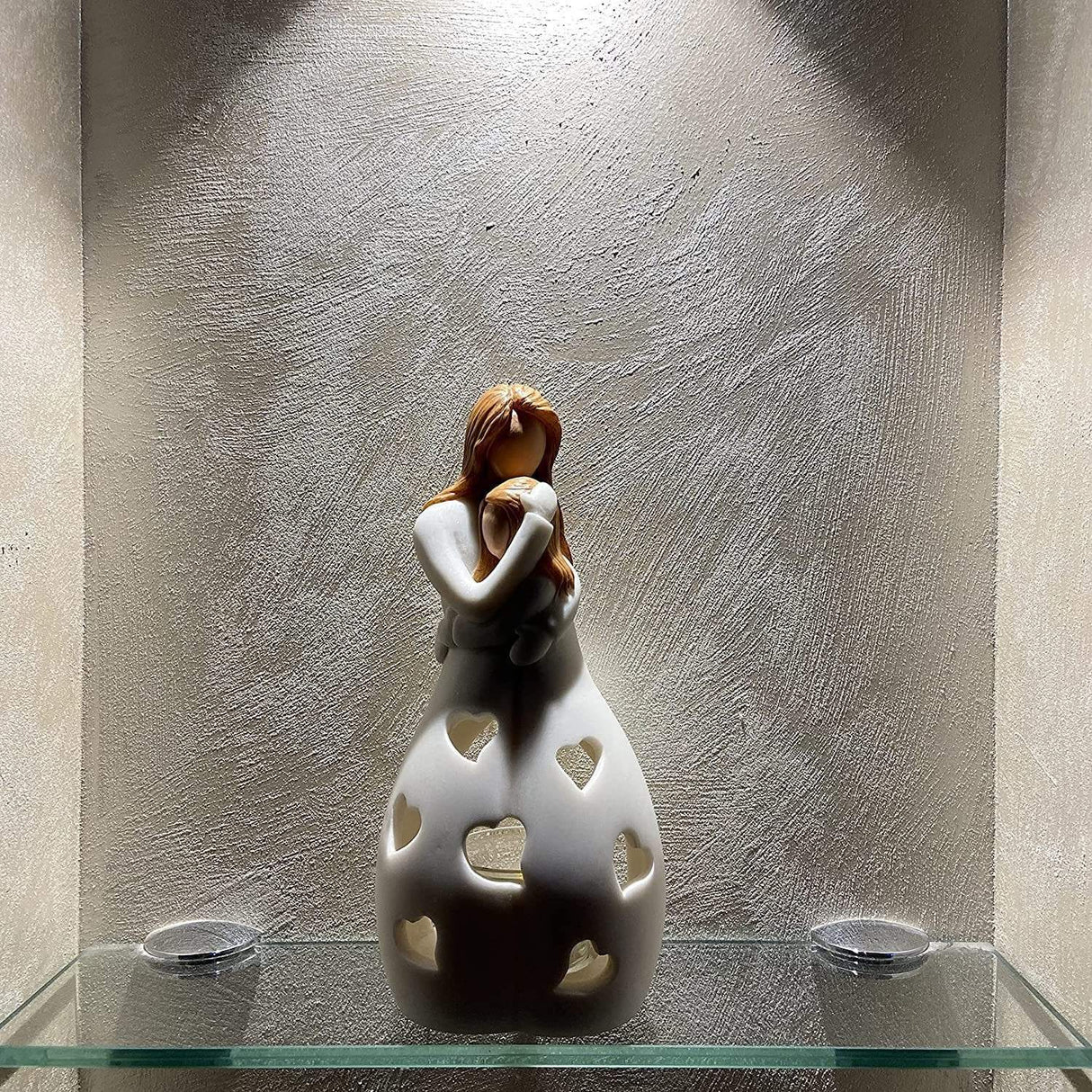 Love Heart Table Lamp  Ceramic Mother Child Design - Product detail 11