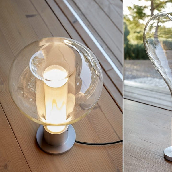 Artistic Glass Table Lamp  Lava Flow Design - Product detail 4