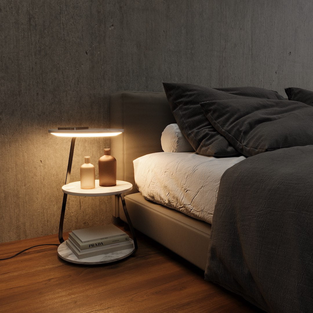 Modern Triple Tier Side Table  Space-Saving Design - Product detail 4