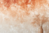 Terracotta abstract watercolor design file showing full pattern and color detail