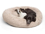 Plush Pet Bed  Rainbow Gradient Faux Fur Design - Product detail 5