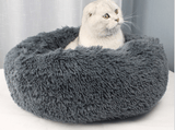 Plush Pet Bed  Rainbow Gradient Donut Design - Product detail 9