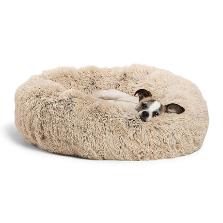 Plush Pet Bed  Rainbow Gradient Donut Design - Product detail 7