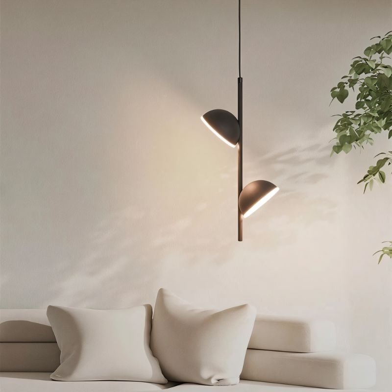 Modern LED Pendant Light  Dual Dome Design - Product showcase
