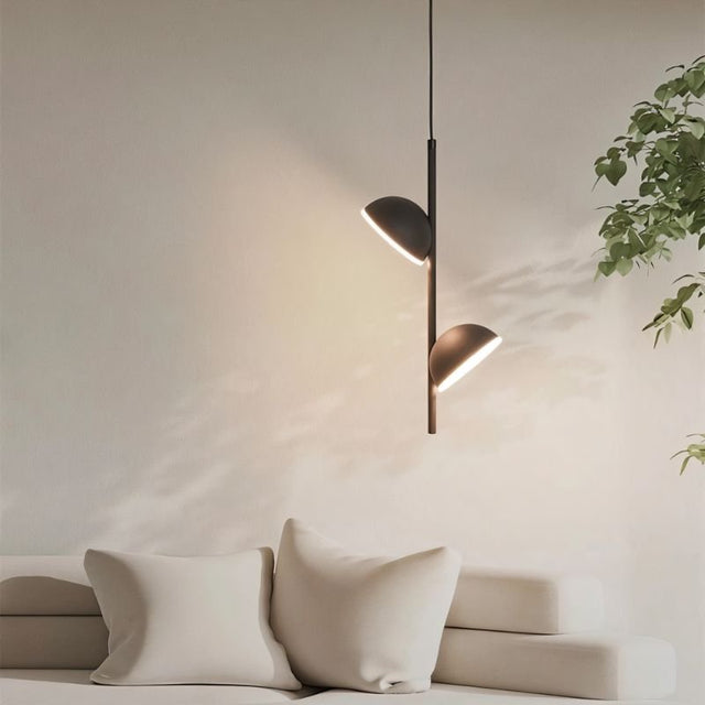 Modern LED Pendant Light  Dual Dome Design - Product showcase