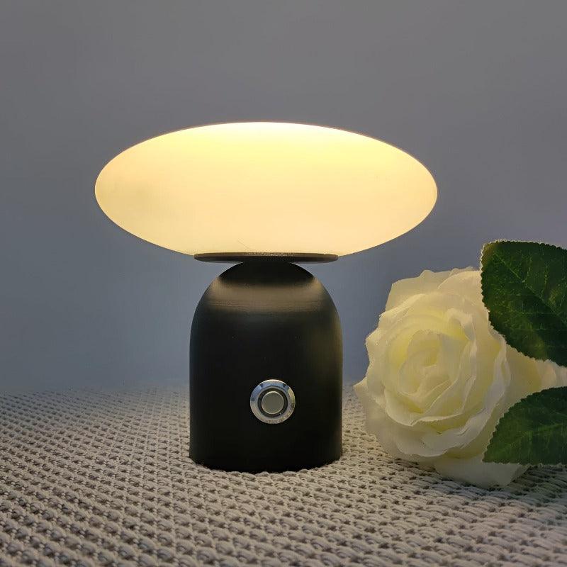 Modern Table Lamp  Mushroom Shape Iron Design - Detailed view