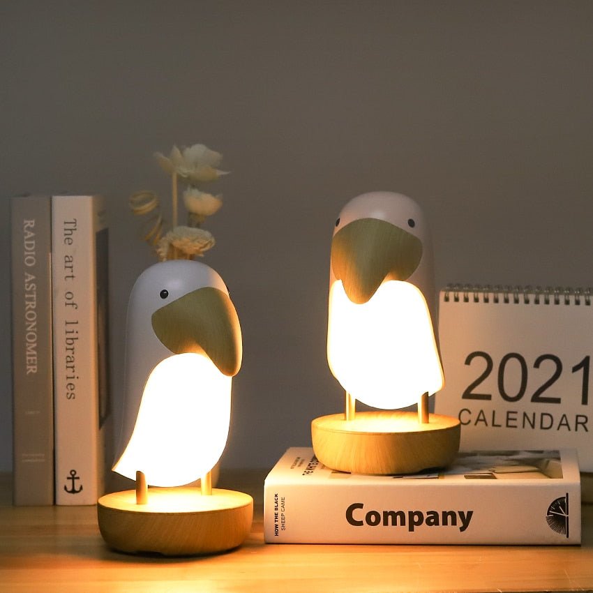 Toucan Night Light  LED Lamp with Bluetooth Speaker - Detailed view